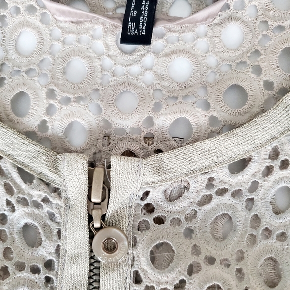 SPORTALM Lace Toupe Zipped Eyelet Blazer - Picture 8 of 9